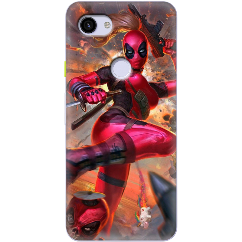 Чехол Uprint Google Pixel 3a XL Woman Deadpool