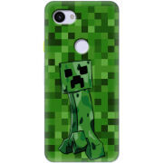 Чехол Uprint Google Pixel 3a XL Minecraft Creeper