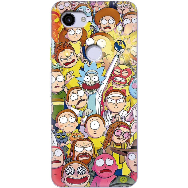 Чехол Uprint Google Pixel 3a XL Rick and Morty