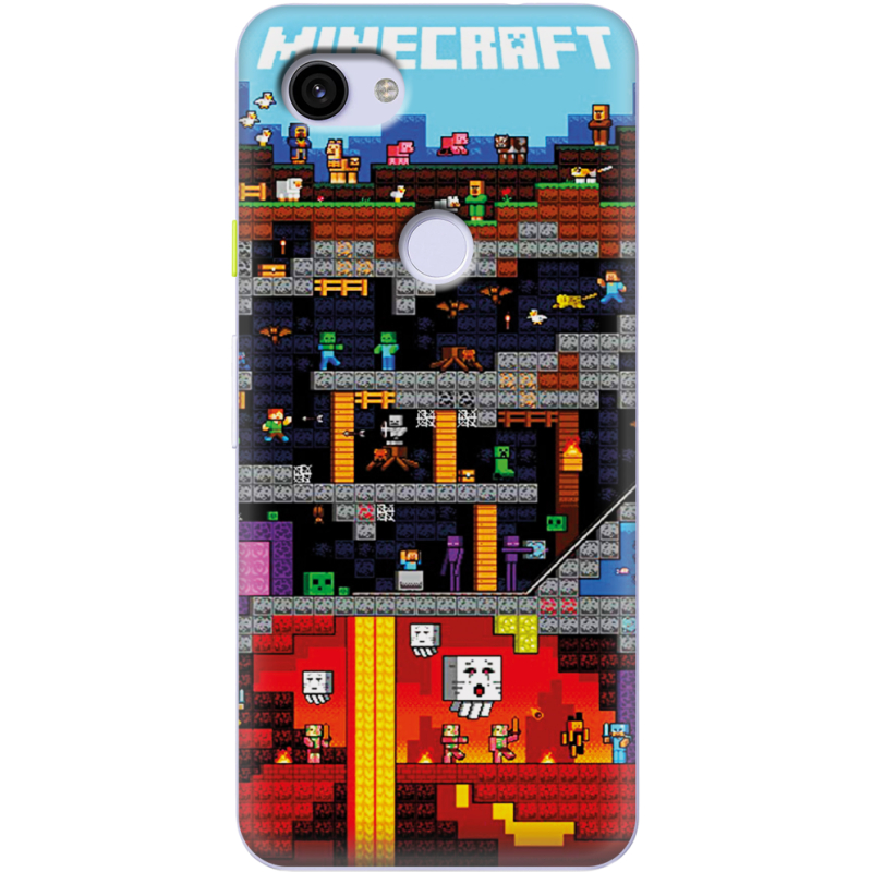 Чехол Uprint Google Pixel 3a XL Minecraft Lode Runner