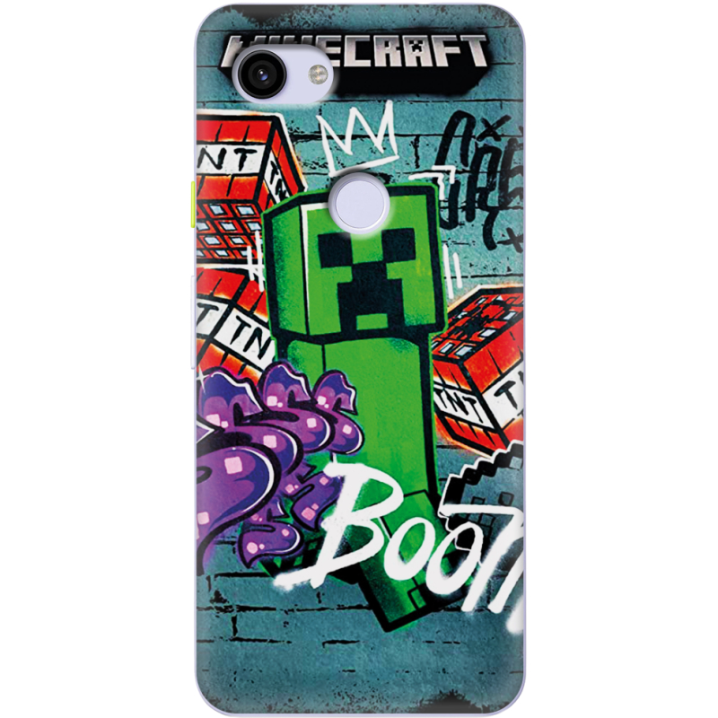 Чехол Uprint Google Pixel 3a XL Minecraft Graffiti