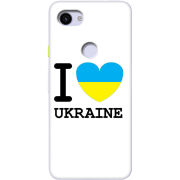 Чехол Uprint Google Pixel 3a XL I love Ukraine