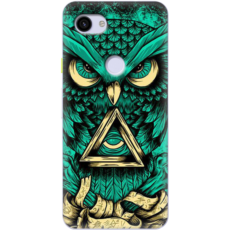 Чехол Uprint Google Pixel 3a XL Masonic Owl