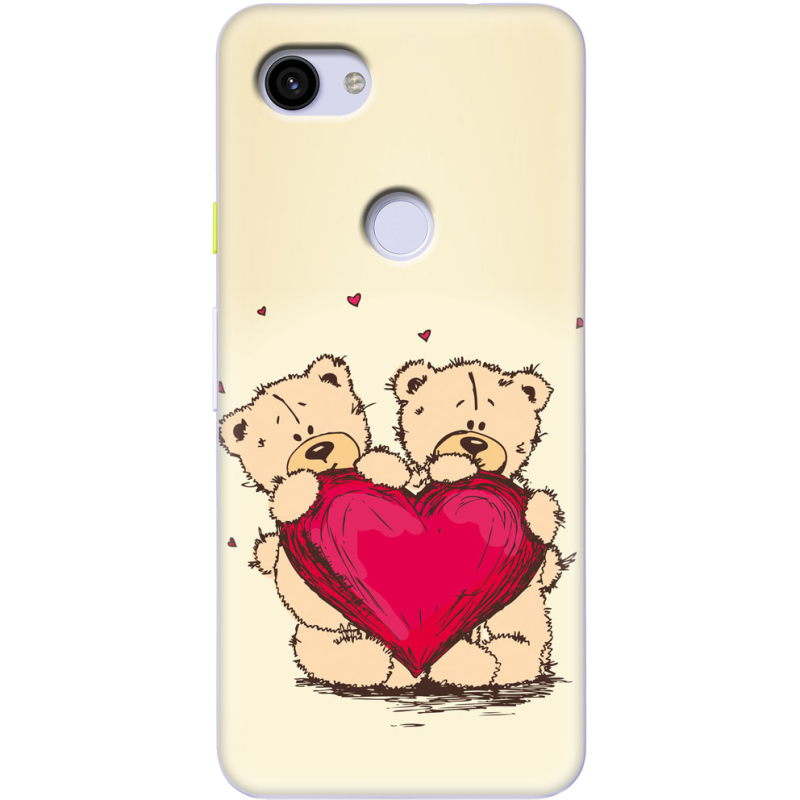 Чехол Uprint Google Pixel 3a XL Teddy Bear Love