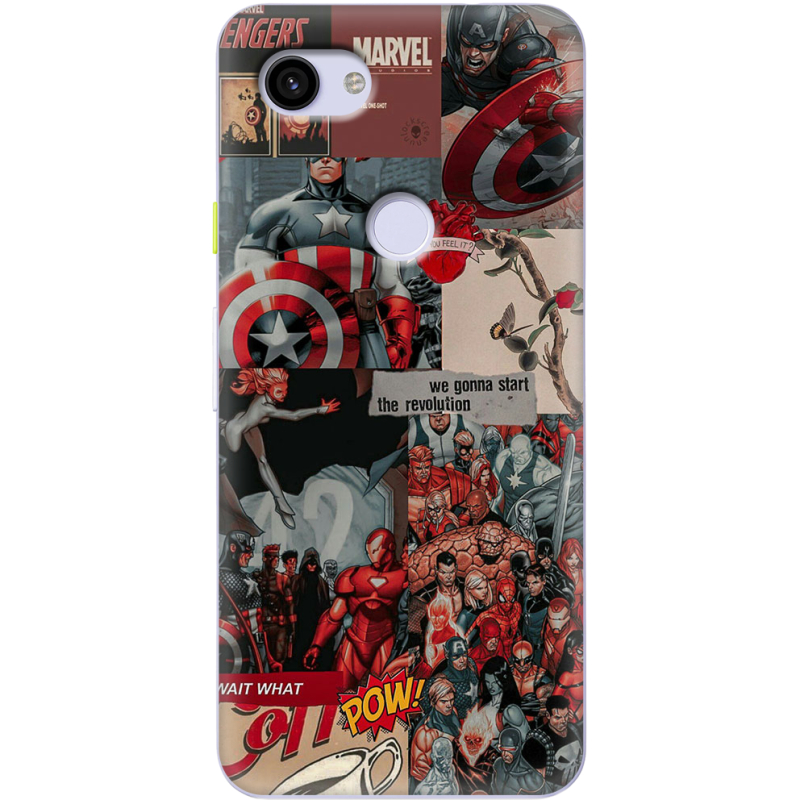 Чехол Uprint Google Pixel 3a XL Marvel Avengers