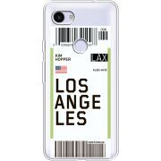 Прозрачный чехол Uprint Google Pixel 3a XL Ticket Los Angeles