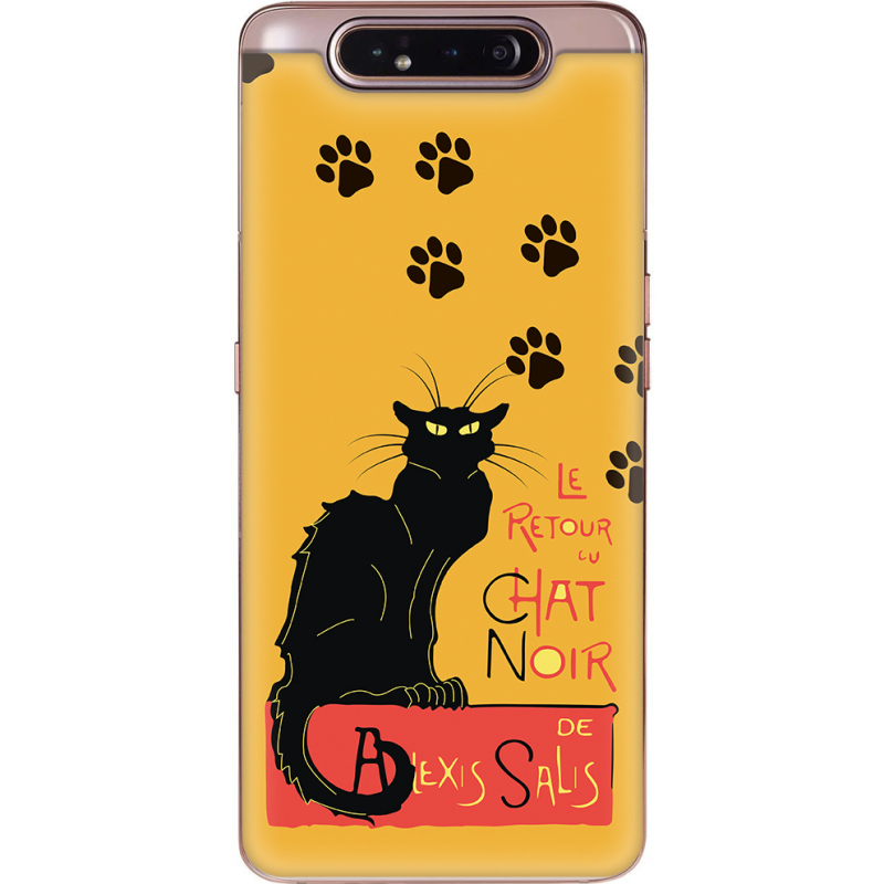 Чехол Uprint Samsung A805 Galaxy A80 Noir Cat