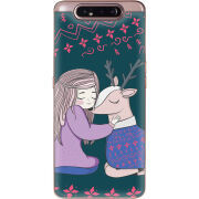 Чехол Uprint Samsung A805 Galaxy A80 Girl and deer