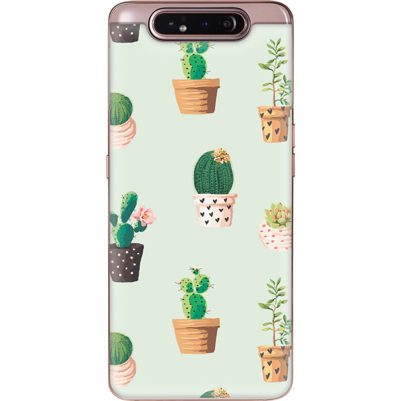 Чехол Uprint Samsung A805 Galaxy A80 L-green Cacti