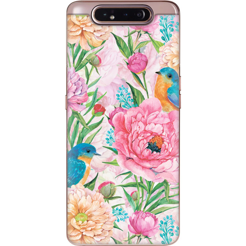 Чехол Uprint Samsung A805 Galaxy A80 Birds in Flowers