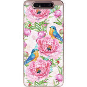 Чехол Uprint Samsung A805 Galaxy A80 Birds and Flowers