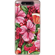 Чехол Uprint Samsung A805 Galaxy A80 Tropical Flowers