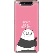 Чехол Uprint Samsung A805 Galaxy A80 Dont Touch My Phone Panda