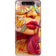 Чехол Uprint Samsung A805 Galaxy A80 Yellow Girl Pop Art