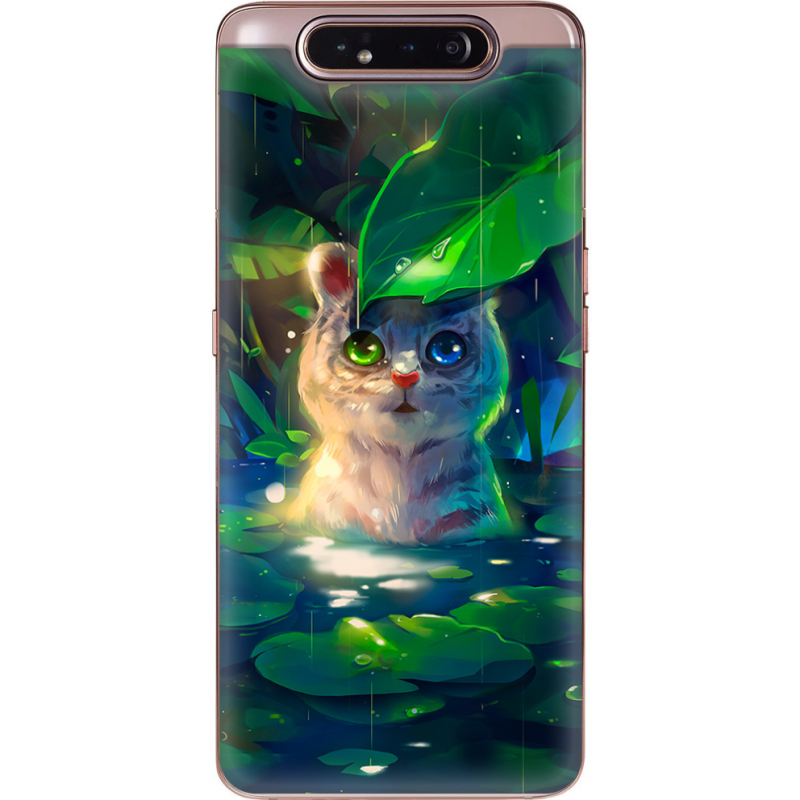 Чехол Uprint Samsung A805 Galaxy A80 White Tiger Cub