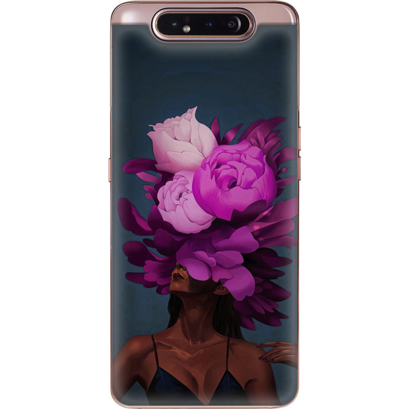 Чехол Uprint Samsung A805 Galaxy A80 Exquisite Purple Flowers