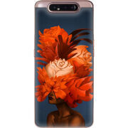 Чехол Uprint Samsung A805 Galaxy A80 Exquisite Orange Flowers