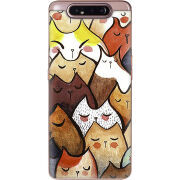 Чехол Uprint Samsung A805 Galaxy A80 Sleepy Cats