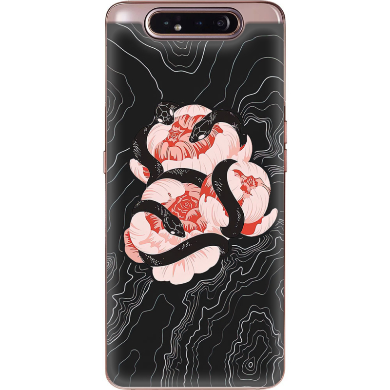 Чехол Uprint Samsung A805 Galaxy A80 Snake Rose