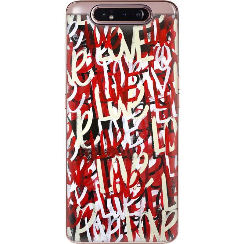 Чехол Uprint Samsung A805 Galaxy A80 Love Graffiti