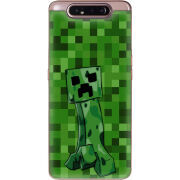 Чехол Uprint Samsung A805 Galaxy A80 Minecraft Creeper