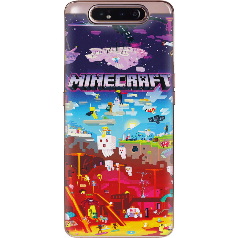 Чехол Uprint Samsung A805 Galaxy A80 Minecraft World Beyond