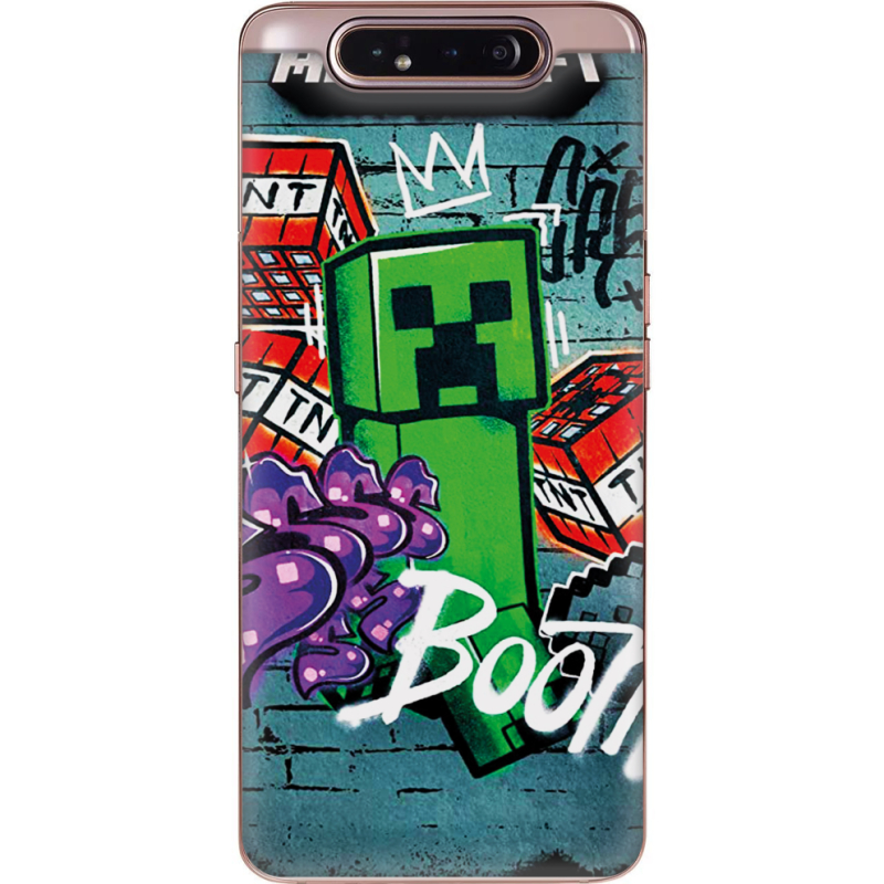 Чехол Uprint Samsung A805 Galaxy A80 Minecraft Graffiti