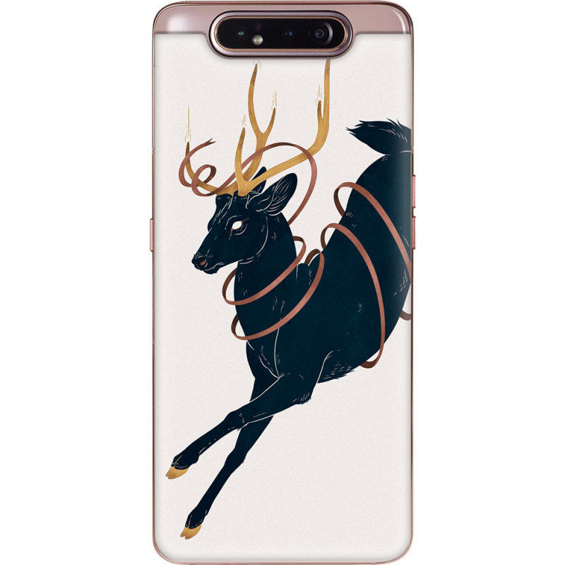 Чехол Uprint Samsung A805 Galaxy A80 Black Deer