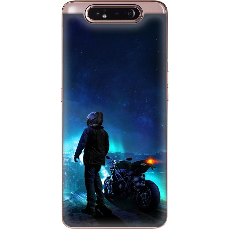 Чехол Uprint Samsung A805 Galaxy A80 Motorcyclist