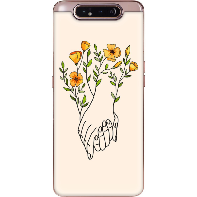 Чехол Uprint Samsung A805 Galaxy A80 Flower Hands