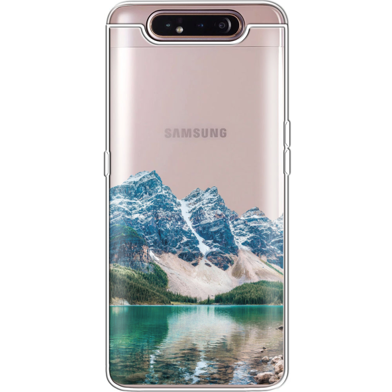 Прозрачный чехол Uprint Samsung A805 Galaxy A80 Blue Mountain