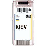 Прозрачный чехол Uprint Samsung A805 Galaxy A80 Ticket Kiev
