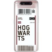 Прозрачный чехол Uprint Samsung A805 Galaxy A80 Ticket Hogwarts