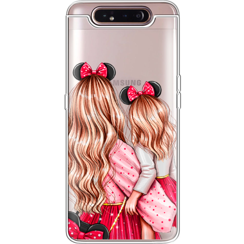 Прозрачный чехол Uprint Samsung A805 Galaxy A80 Mouse Girls