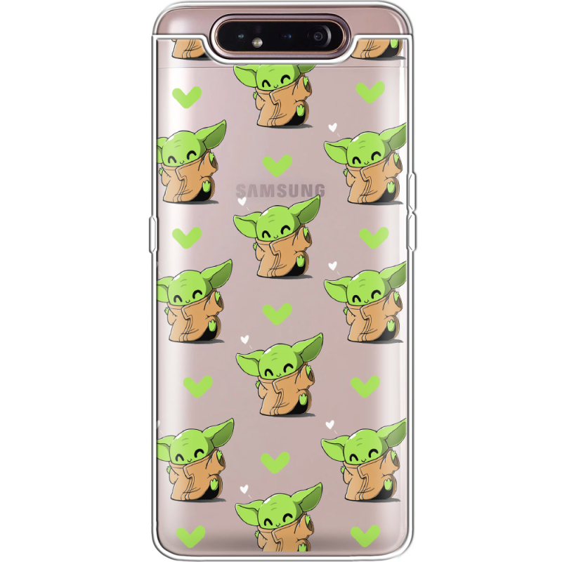 Прозрачный чехол Uprint Samsung A805 Galaxy A80 Pattern Baby Yoda