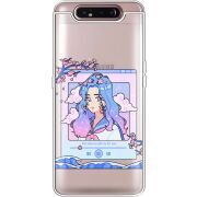 Прозрачный чехол Uprint Samsung A805 Galaxy A80 The Sakuras Will Cry For You