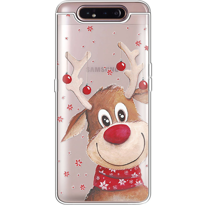 Прозрачный чехол Uprint Samsung A805 Galaxy A80 Winter Deer