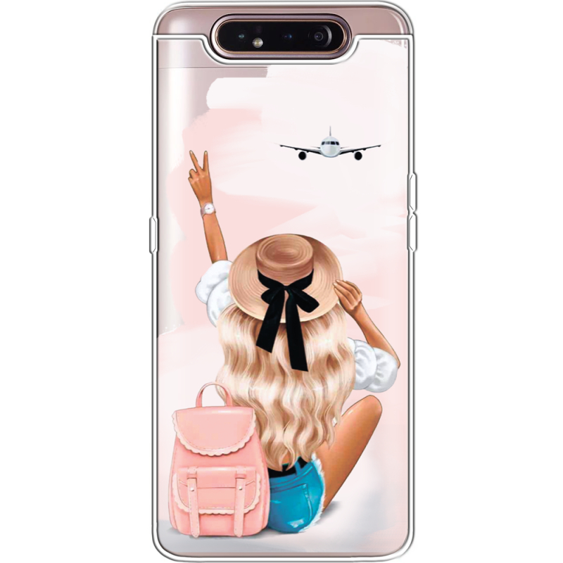 Прозрачный чехол Uprint Samsung A805 Galaxy A80 Travel Girl