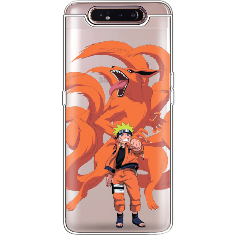 Прозрачный чехол Uprint Samsung A805 Galaxy A80 Naruto and Kurama