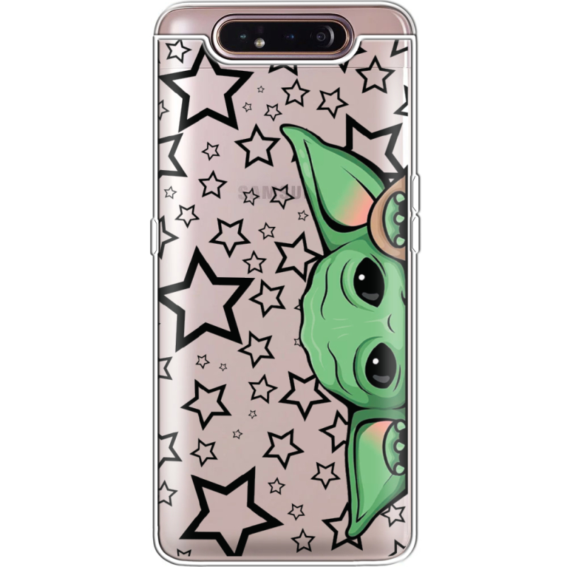 Прозрачный чехол Uprint Samsung A805 Galaxy A80 Baby Yoda