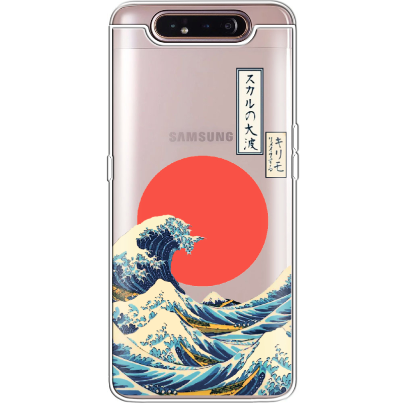 Прозрачный чехол Uprint Samsung A805 Galaxy A80 Большая волна в Канагаве