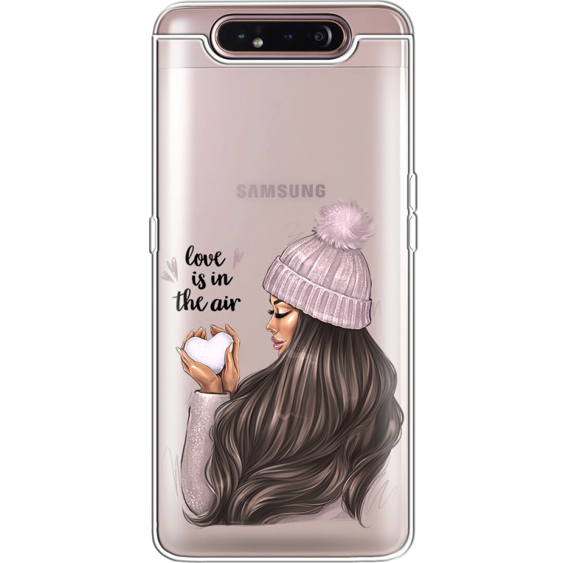 Прозрачный чехол Uprint Samsung A805 Galaxy A80 love is in the air