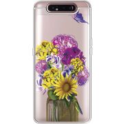 Прозрачный чехол Uprint Samsung A805 Galaxy A80 My Bouquet