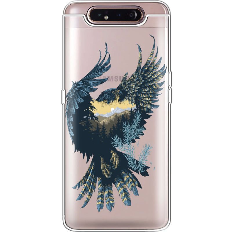 Прозрачный чехол Uprint Samsung A805 Galaxy A80 Eagle