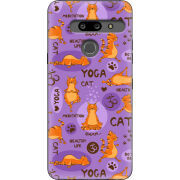Чехол Uprint LG G8 ThinQ Yoga Cat