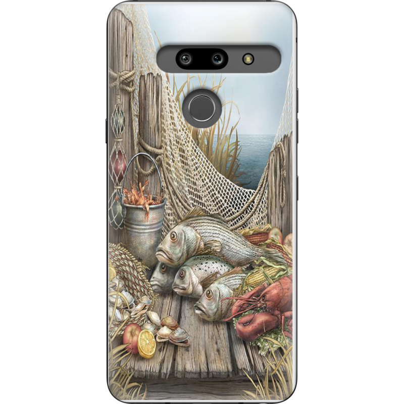 Чехол Uprint LG G8 ThinQ Удачная рыбалка