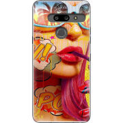 Чехол Uprint LG G8 ThinQ Yellow Girl Pop Art