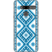 Чехол Uprint LG G8 ThinQ Блакитний Орнамент
