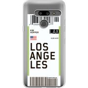 Прозрачный чехол Uprint LG G8 ThinQ Ticket Los Angeles