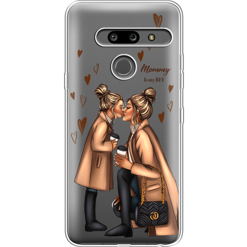 Прозрачный чехол Uprint LG G8 ThinQ Mommy Is My BFF